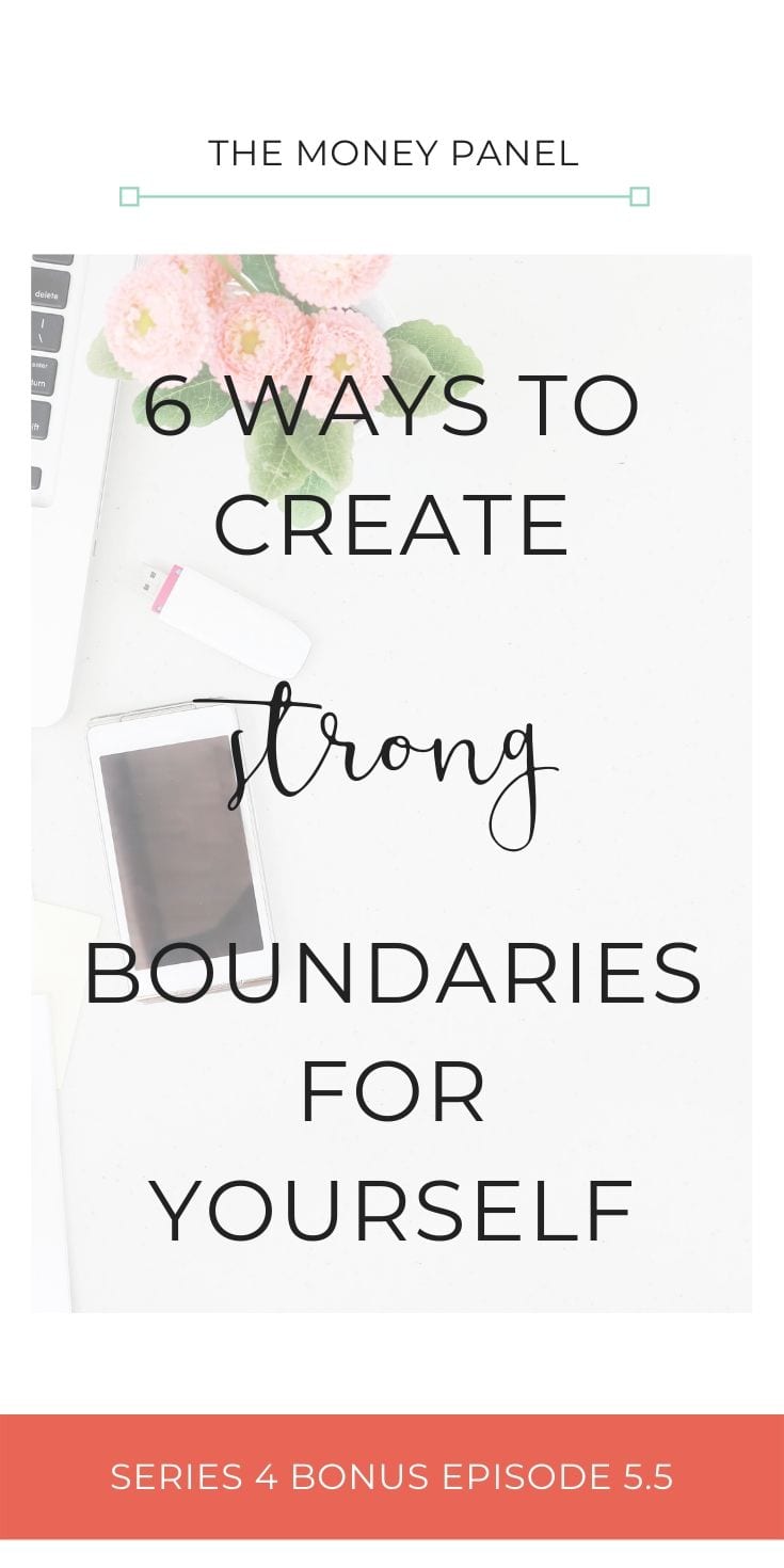 I'm now sitting here feeling absolutely exhausted. So I wanted to share with you what I've learned about myself this week in the hope that it will help you too. I want to talk to you about six ways to create strong boundaries for yourself. 