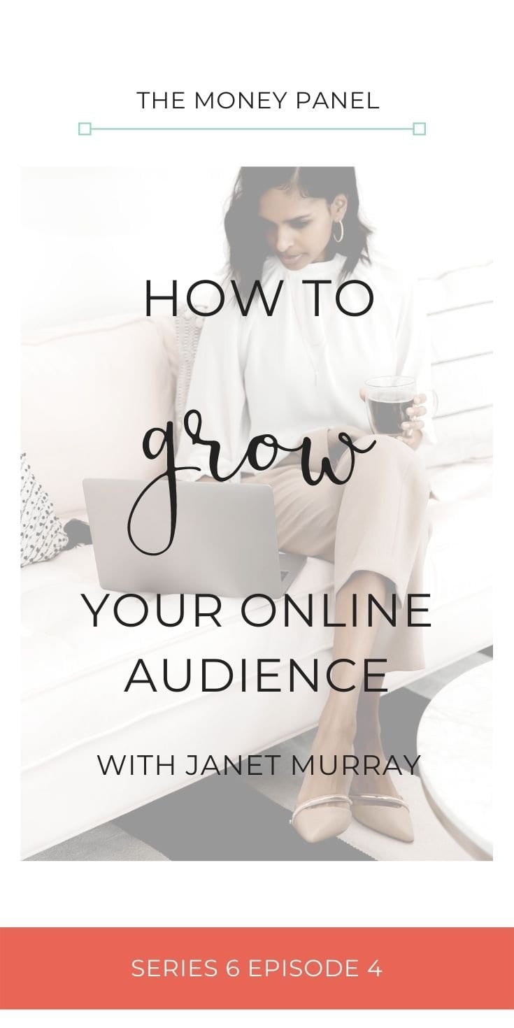 Today I'm interviewing the wonderful Janet Murray about how to grow your online audience. 