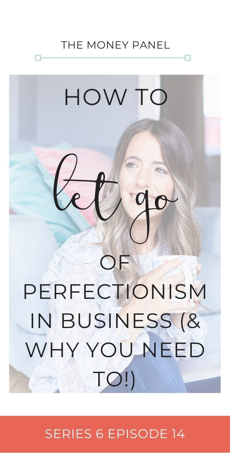 I wanted to talk to you about how the perfectionist can stop us from doing things, from taking action, from feeling like we aren't worthy or good enough. This can be in relation to money or business or lots of other things in life.