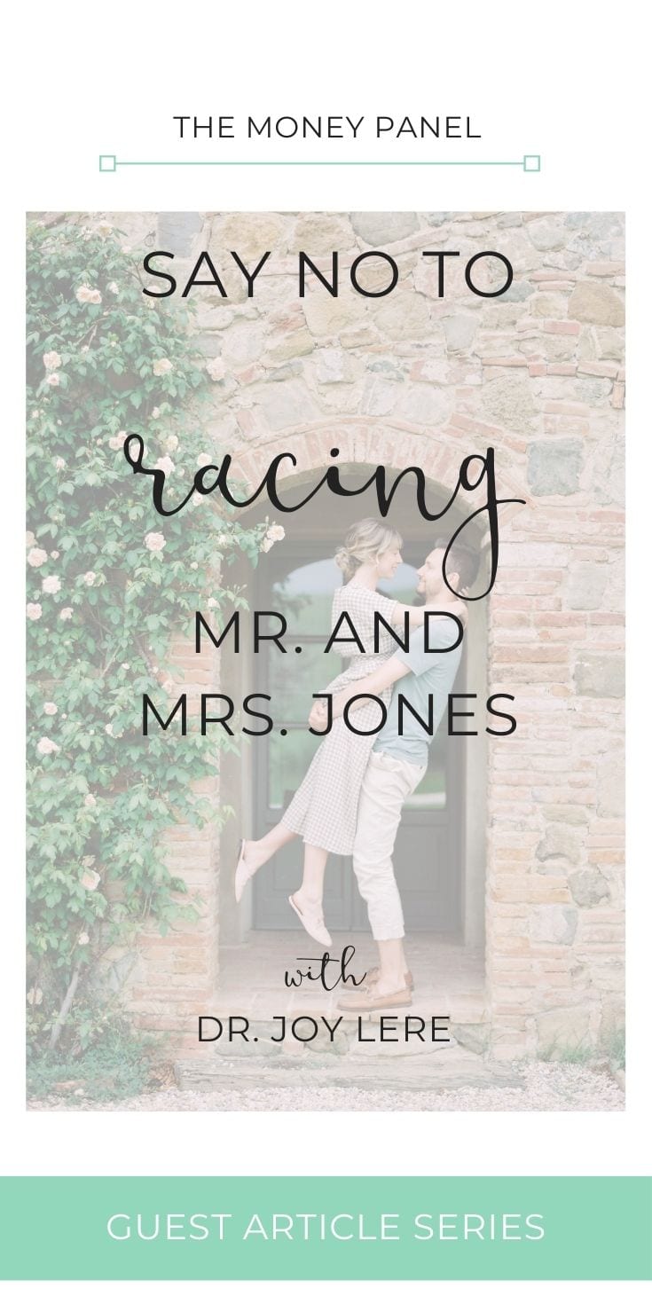 I have a secret for you. I have sat behind closed doors with the Joneses.  They talked to me about the things they aren’t spilling to anyone else. They came to my office fighting about the usual suspects: sex and money. It turns out—up close—the Joneses are not as rich, beautiful, or happy as you thought. 