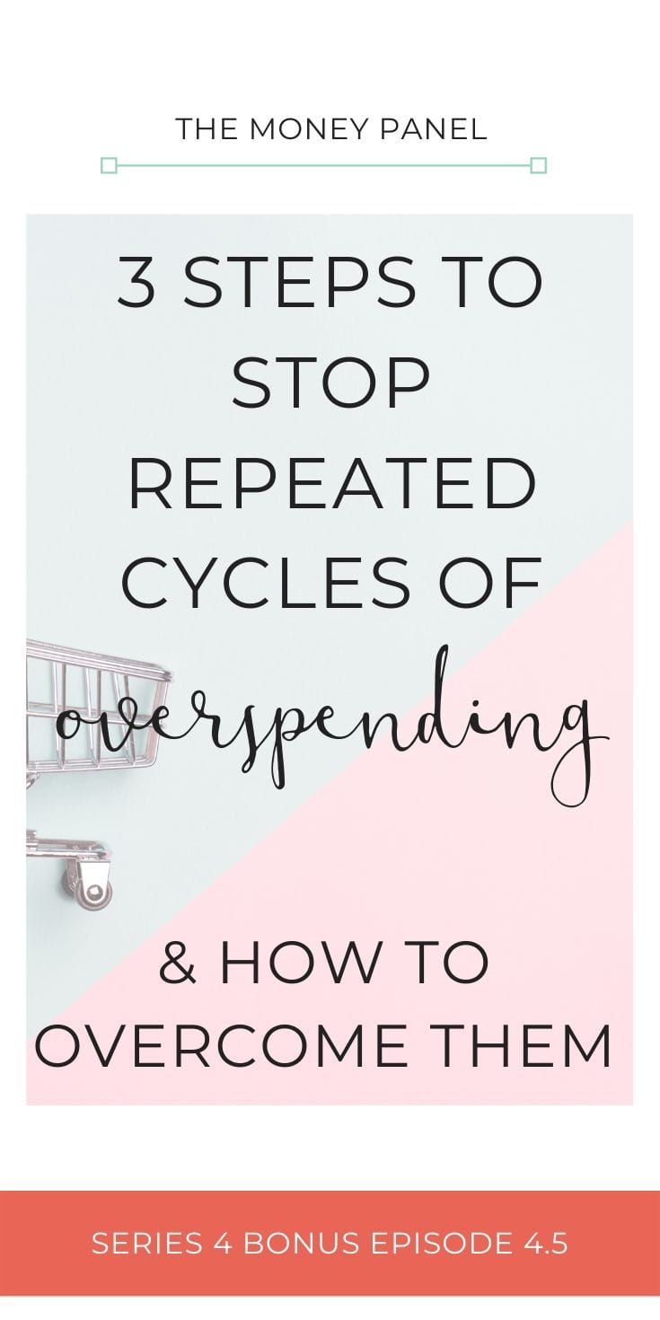 I want to share some tips today about three steps to stop repeated cycles of overspending and how to overcome them. Now this has come off the back off the Plug Your Money Leaks challenge that I've been running this week, but also with some conversations with a few people this week about food overspend.